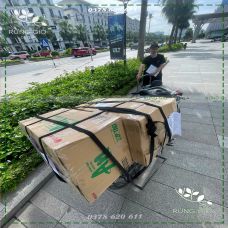 Dù nắng hay mưa, đơn khung ảnh nhà Rừng GIó vẫn đều đặn lăn bánh đến tay quý khách