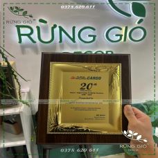 Bảng vinh danh gỗ tại Rừng Gió Decor Bảng vinh danh gỗ tại Rừng Gió Decor